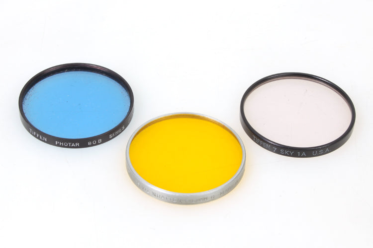 Series VII (7) Filters 3 Sky Blue 80b Yellow