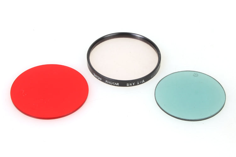 Series VII (7) Filters 3 Sky Lt Blue Red