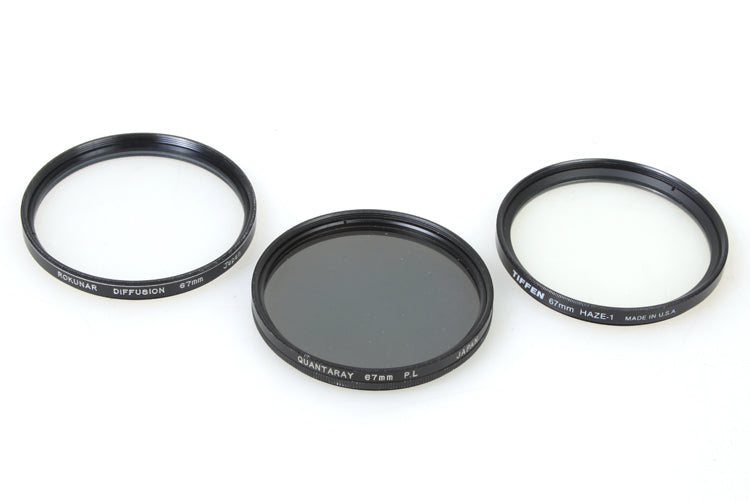 67mm Filters (3) Polarizer Uv/haze Soft Diffusion