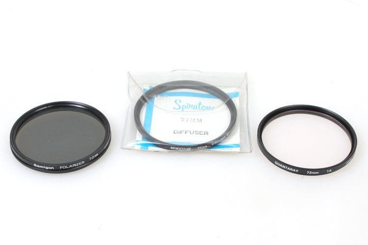 77mm Filters (3) Polarizer Sky Diffuser