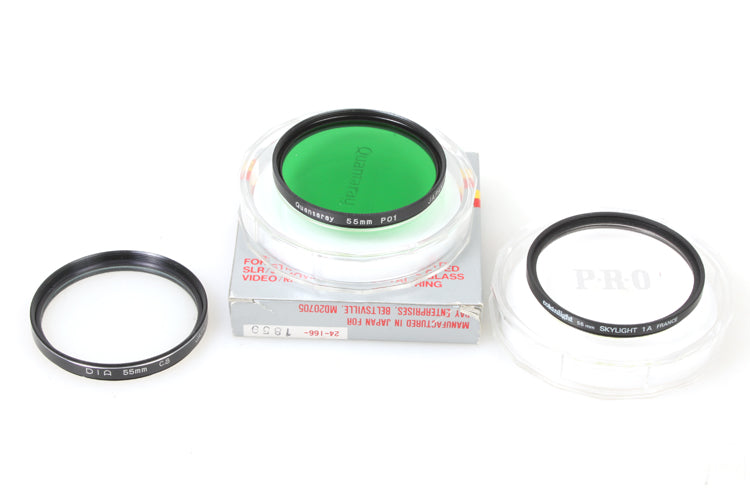55mm Filters (3) Sky Green Star