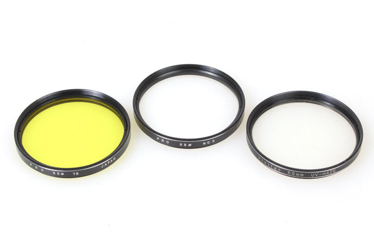 55mm Filters (3) Uv Close Up +3 Yellow (B+w)