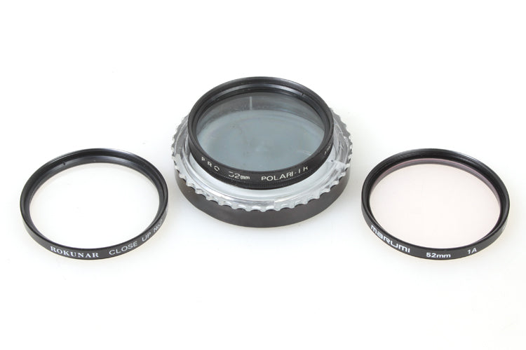 52mm Filters (3) Sky Polarizer Close Up +2