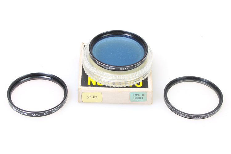 52mm Filters (3) Sky 80b Blue Haze