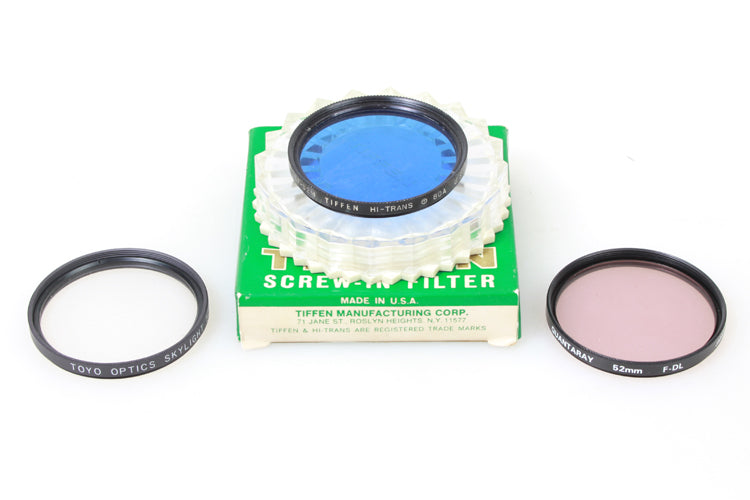 52mm Filters (3) Sky 80a Blue Fld