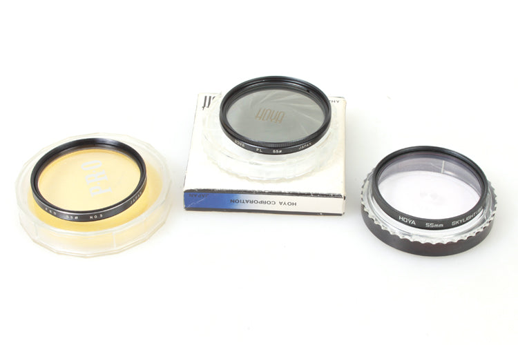 55mm Filters (3) Sky Polarizer Close Up +3