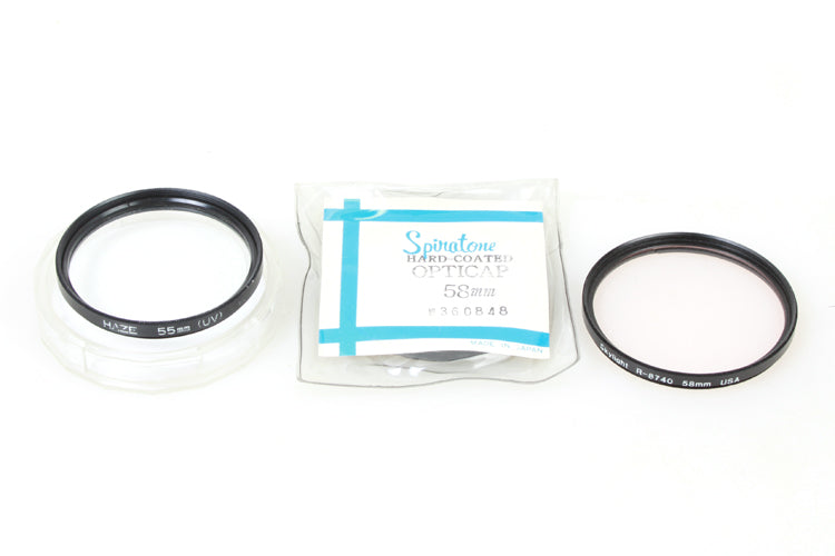 58mm Filters (3) Sky UV Haze Opticap