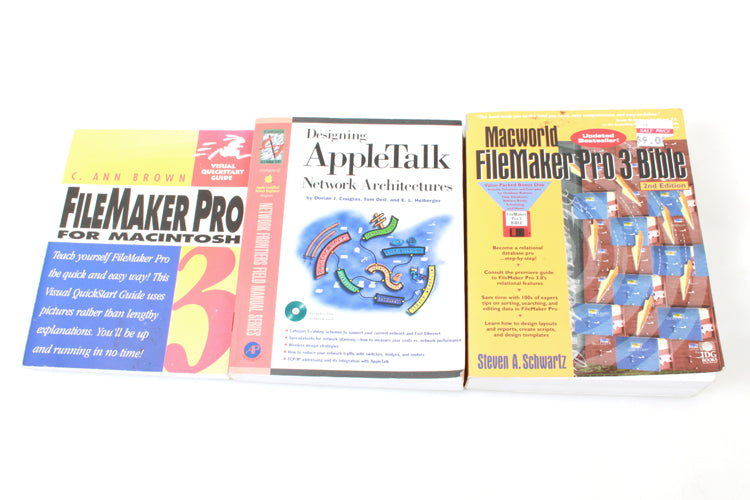 Apple Computer Books Lot of 3