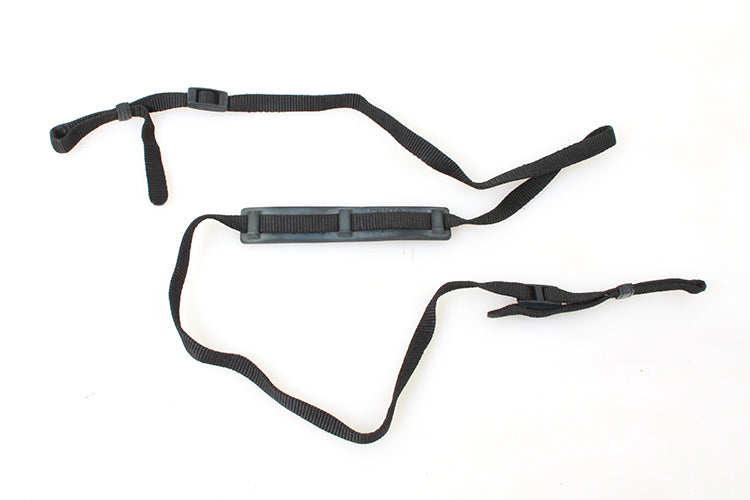 Thin Black 1970s Camera Strap w/ Neck Pad