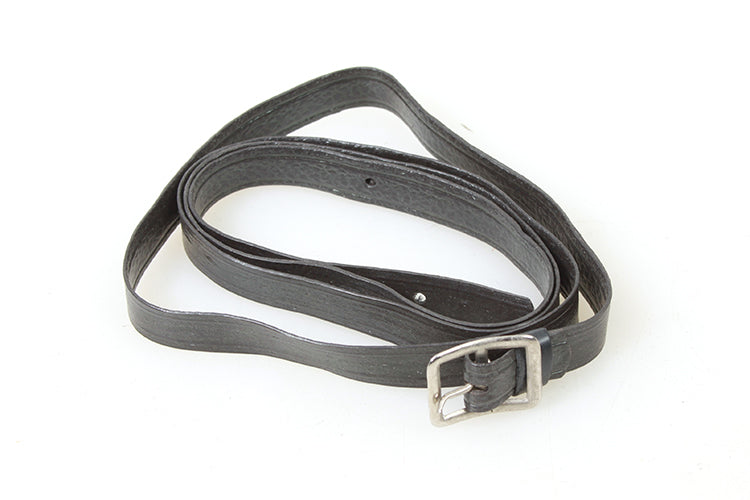 Camera Strap Black Vinyl 1970s