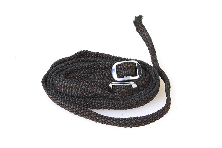 Camera Strap Black & Brown Stitch 1980s