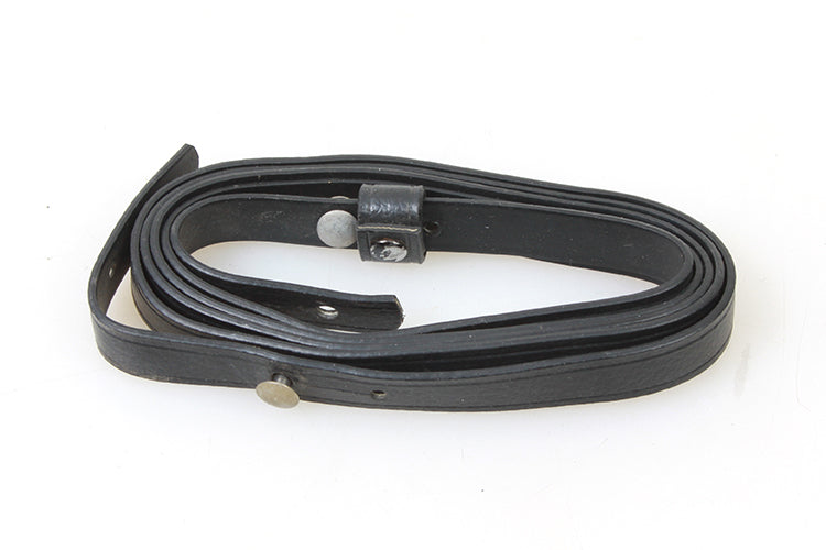 Camera Strap Black Vinyl 1970s