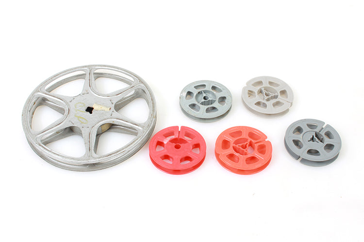 Movie Reels Assorted Colors & Sizes Lot of 6