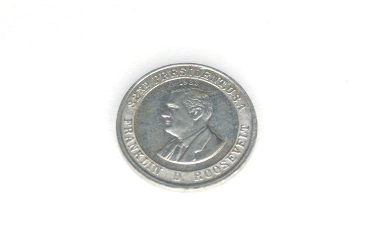 Token - Cracker Jack Coin - Franklin D. Roosevelt - 25 Mm Aluminum Nm President