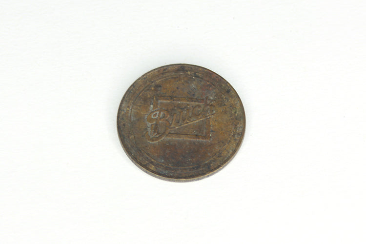 1919 Buick Sedan 1968 Sunoco Brass Coin Token Antique Classic Car