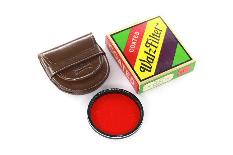 2.8 Bayonet Red Filter New in Box w/ Leather Case