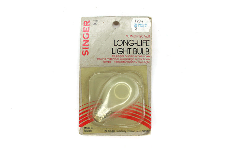 Vintage Original Singer Sewing Machine Light Bulb Lightbulb