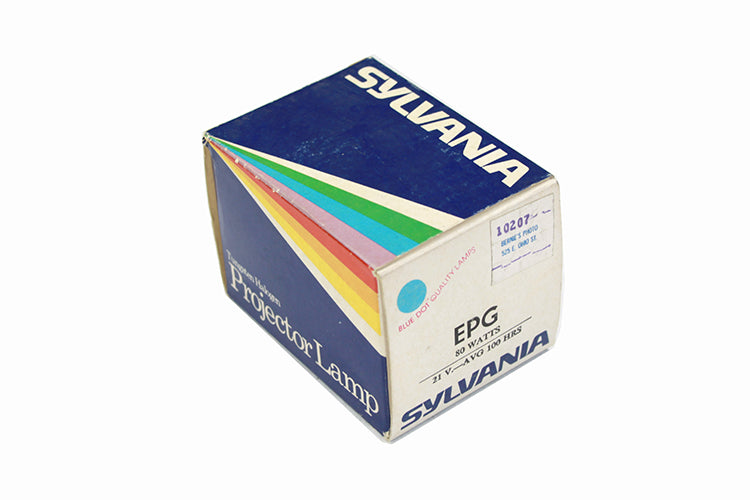 Projector Tungsten Halogen Lamp Bulb Sylvania Epg 80w 21v 100hrs