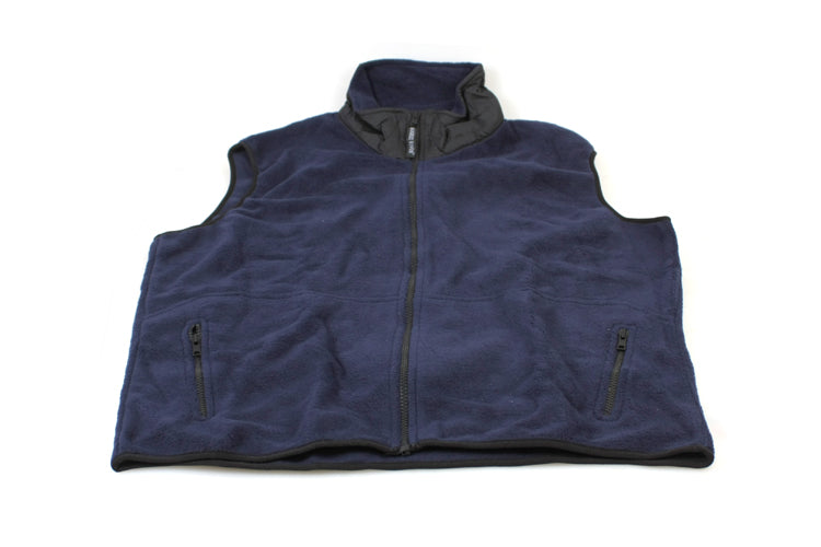 Anti-pill Fleece Vest Charles River Navy Mens Large New W Tags