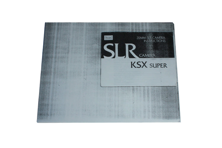 Sears KSX Super SLR Camera Manual, Xerox Copy