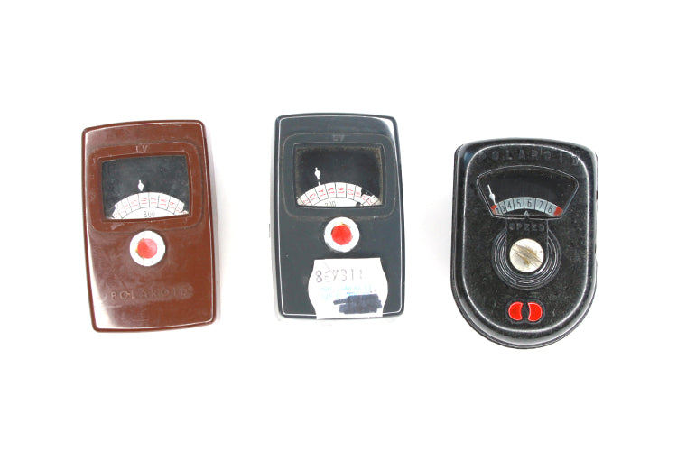 Vintage Polaroid Exposure Meters, Lot Of 3 , FOR Parts or Props