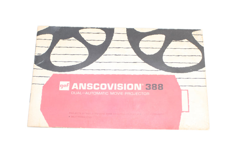 GAF Anscovision 388 Projector Manual