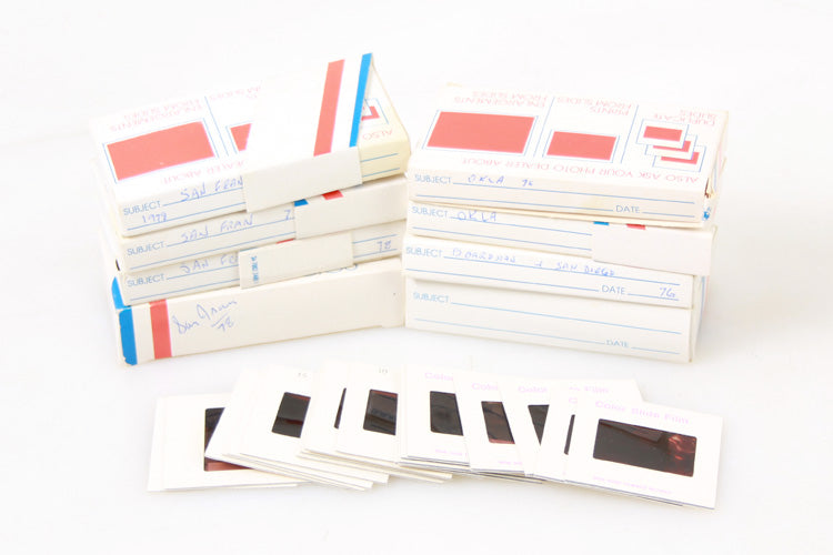 Family Found Image Slides, Large Lot