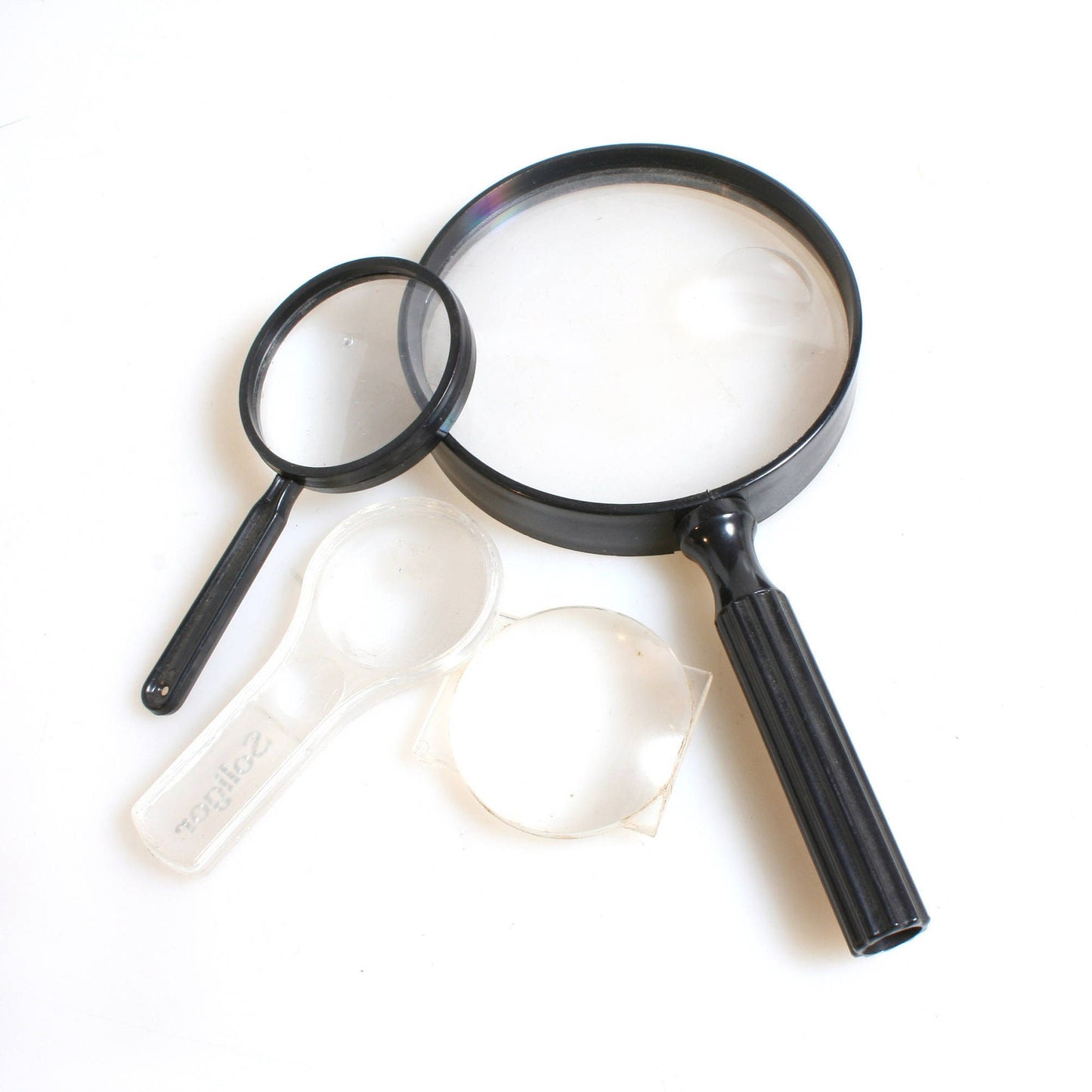 Set of 5 Vintage Magnify Glasses//DIY//Costume Parts//Toys