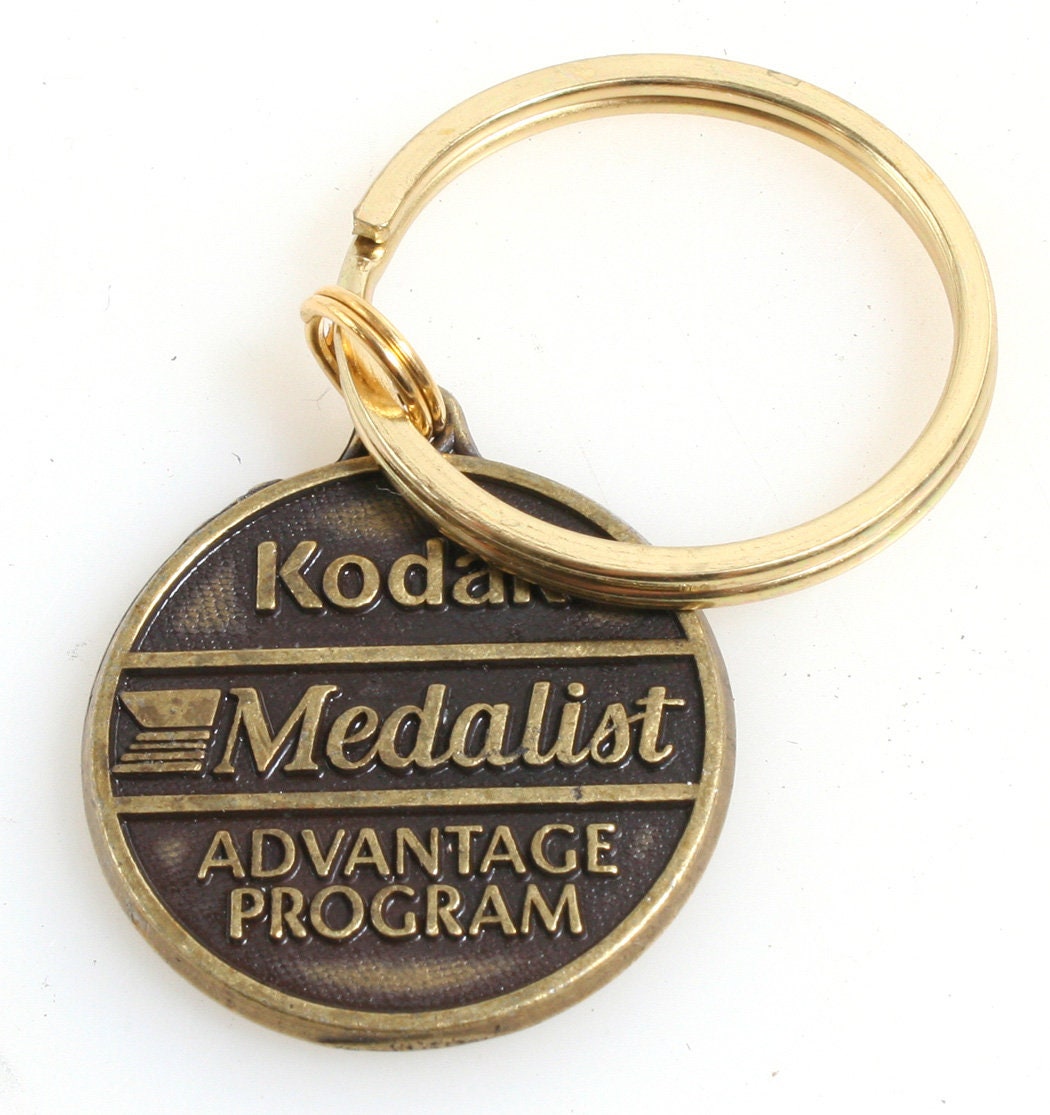 Kodak KEY CHAIN Advantix Medalist Aps Brass