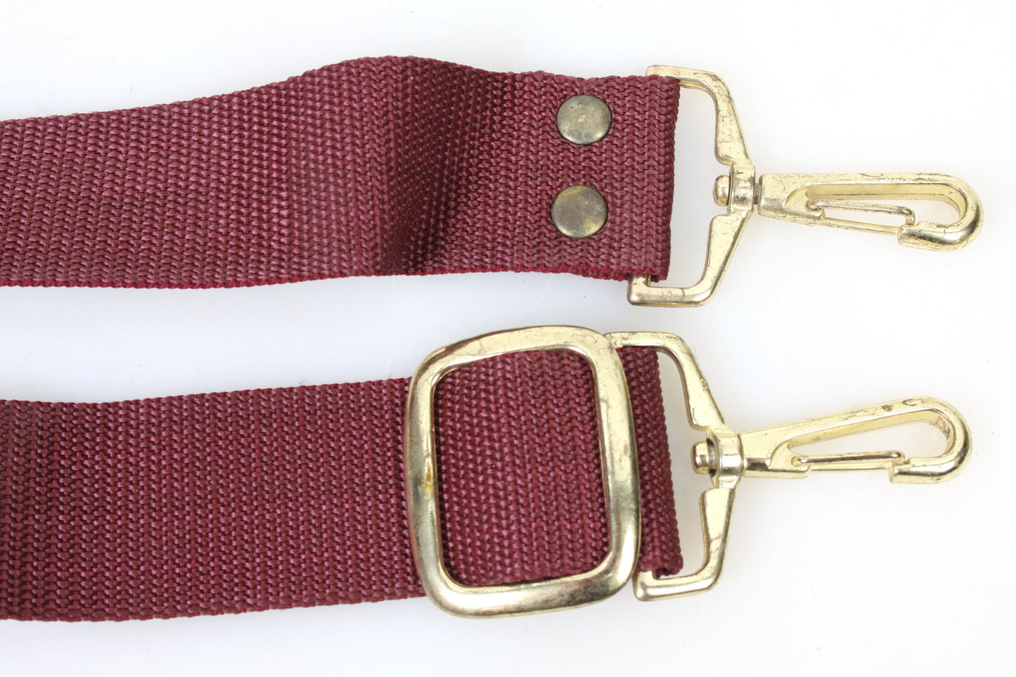 Camera Strap Wide 1960s Burgundy