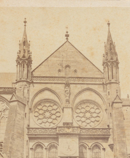 South Side of Notre-Dame de Strasbourg. CDV.