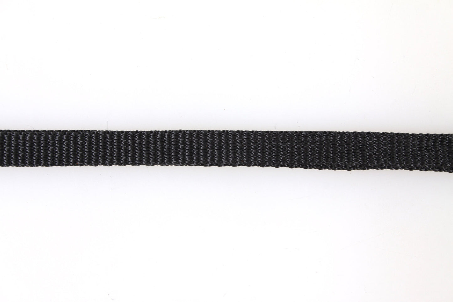 Camera Strap Thin Black w/ Stainless Steel Clips, 1980s