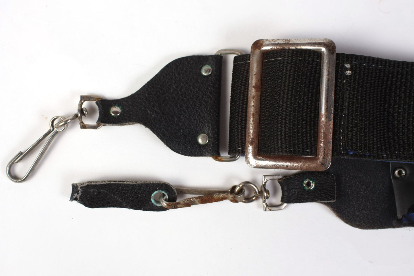 Camera Strap Black 1980s w/ Clips