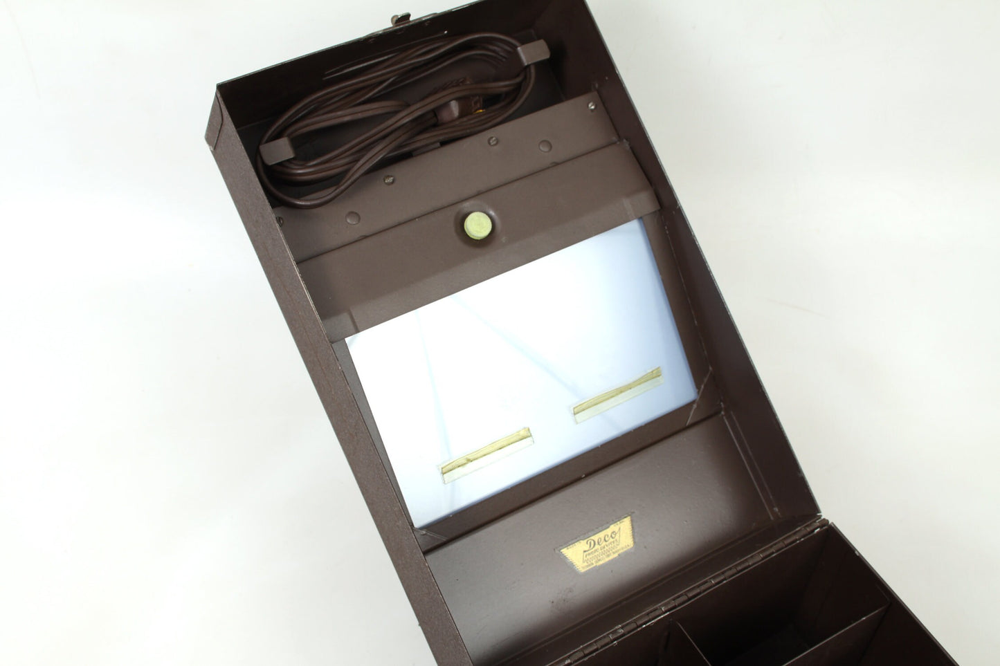 Medium Format Slide Storage Box w/ Built-In Light Box - Tested