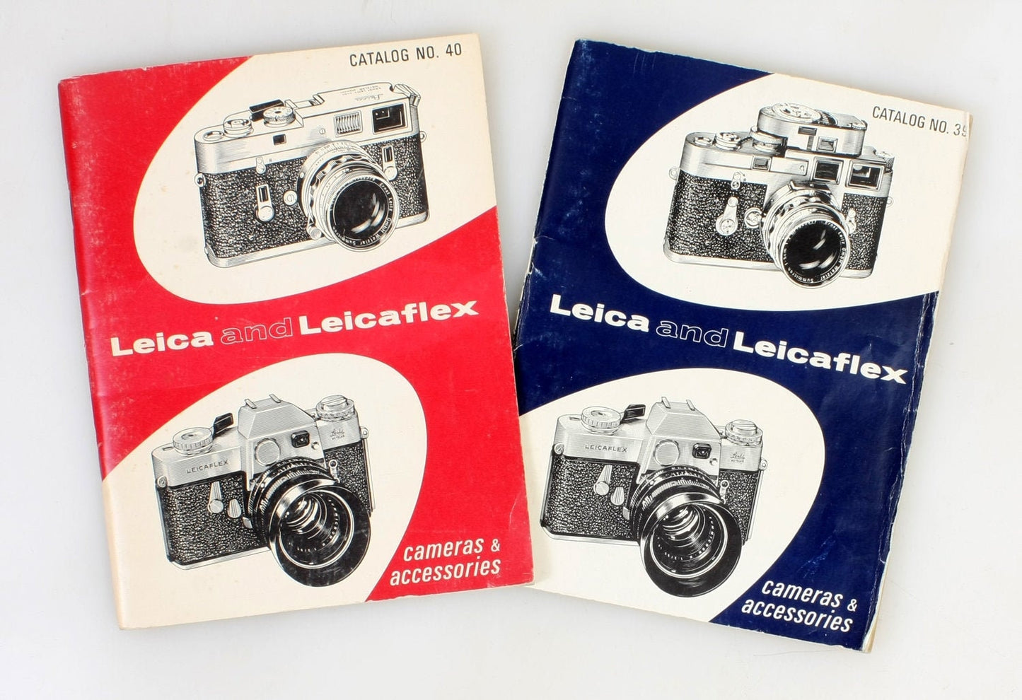 Leica and Leicaflex Cameras/Accessories Catalogs No. 39 & 40, Set of 2//Vinatge Photography Book