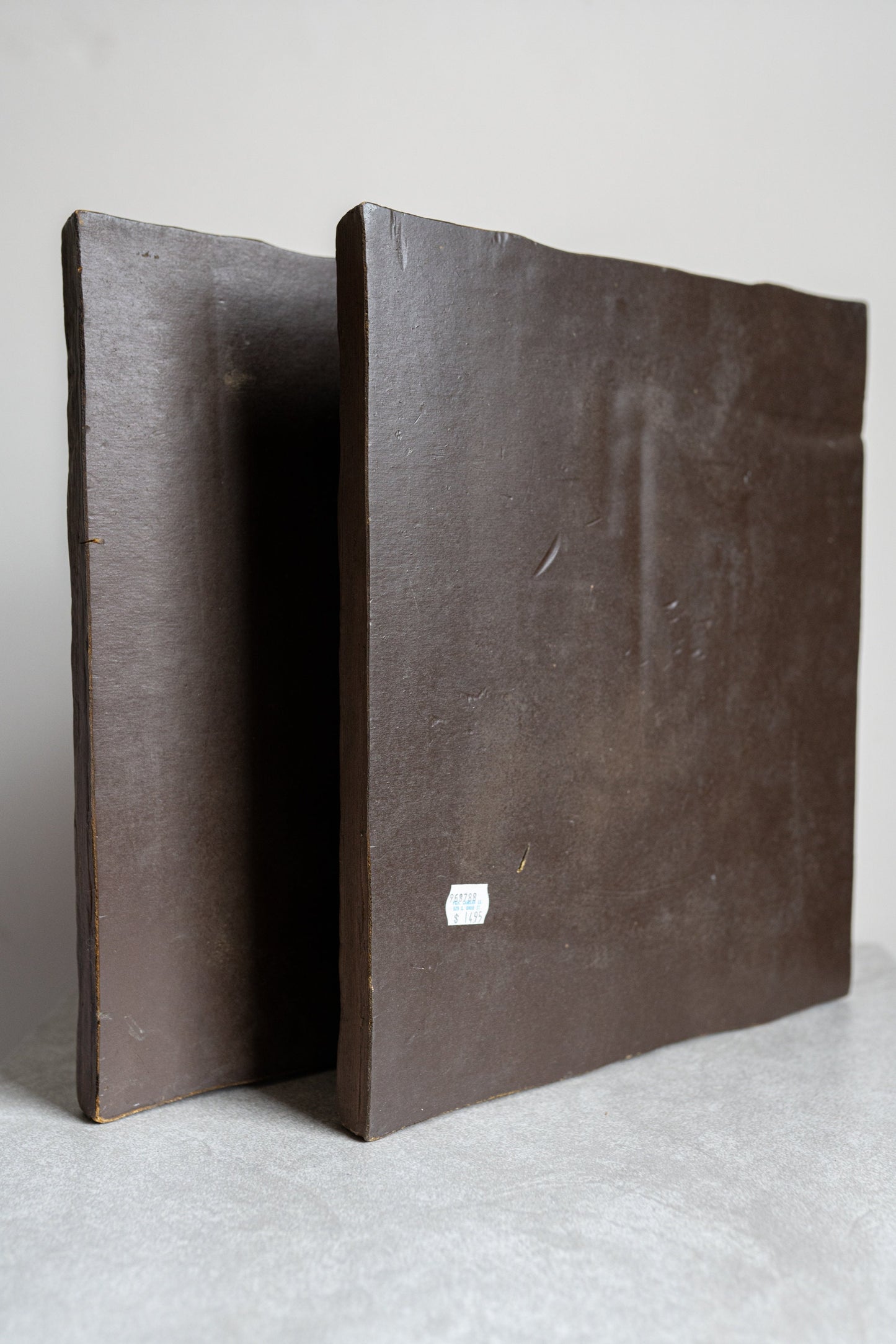 7 1/2 x 9 1/2 Photo Plaque on Faux Wood - Set of 2