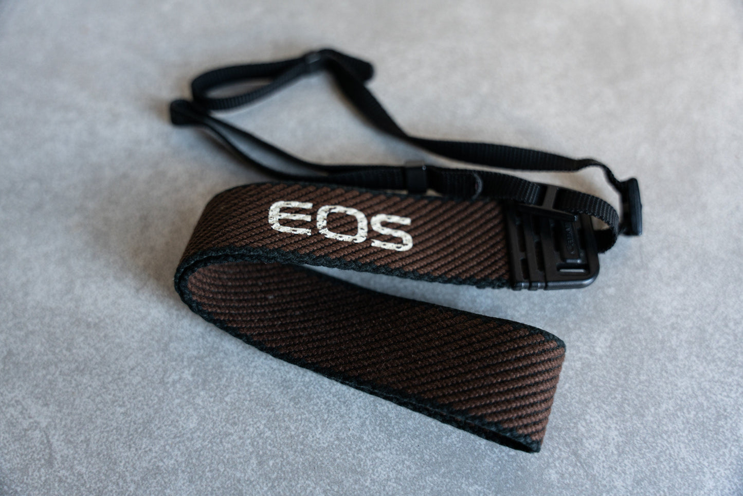 Vintage Brown Canon EOS Camera Strap