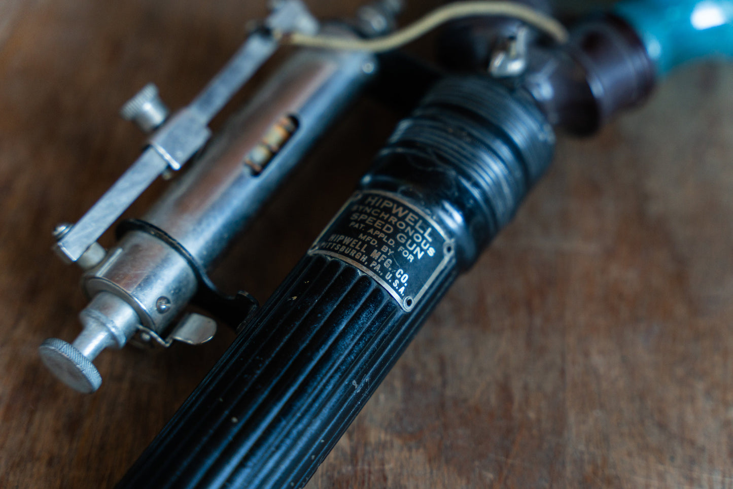 Photography History Hipwell Synchronous Speed Gun w/ Blueprint *RARE*