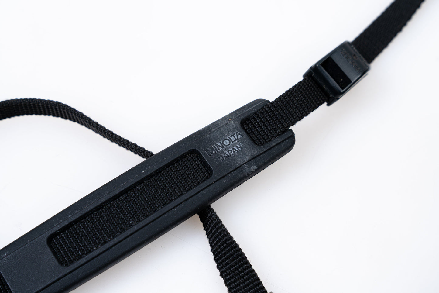Vintage Black Cloth Minolta Camera Strap - Originally for XG / SRT Series Camera