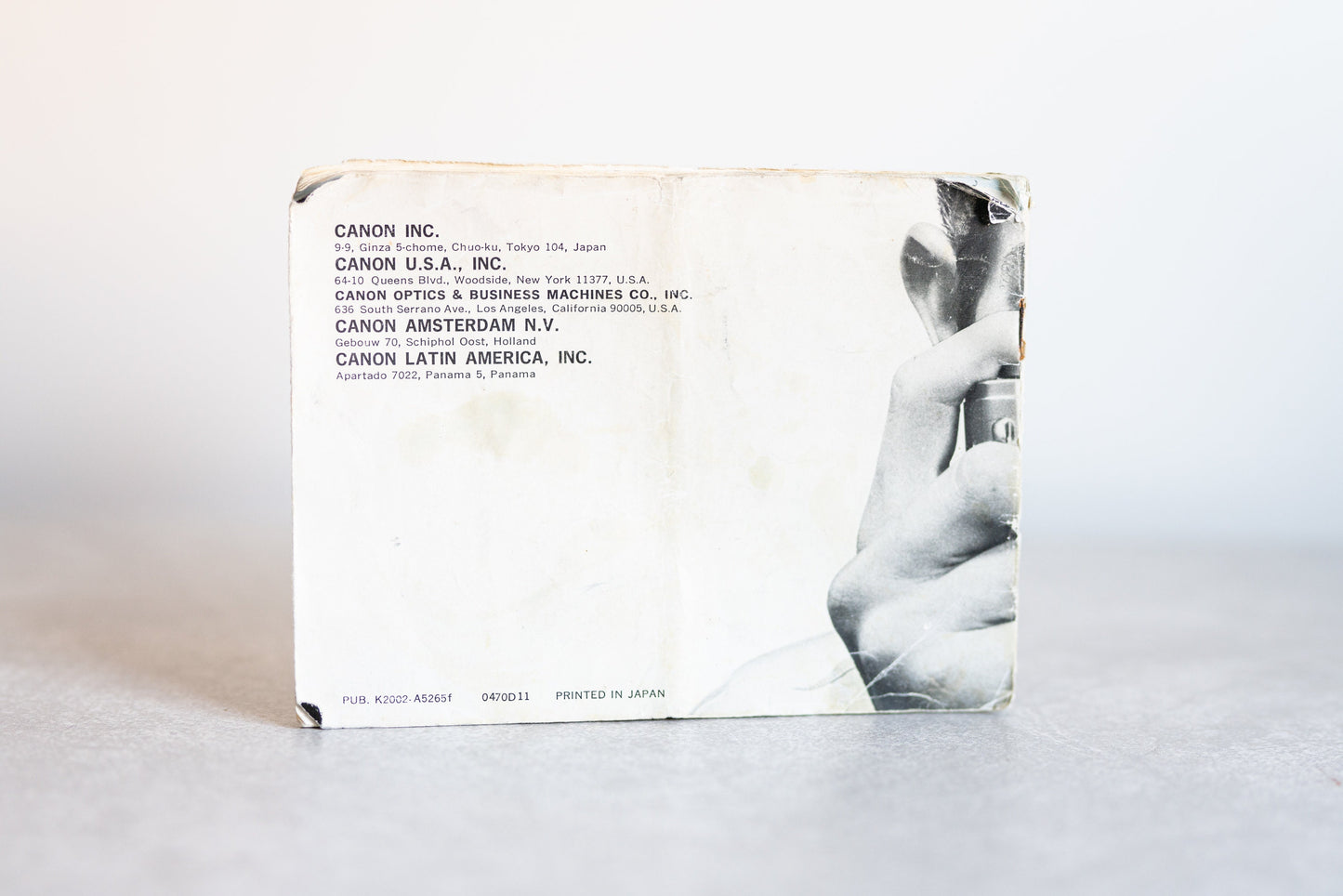 Canon FT Instruction Manual Book