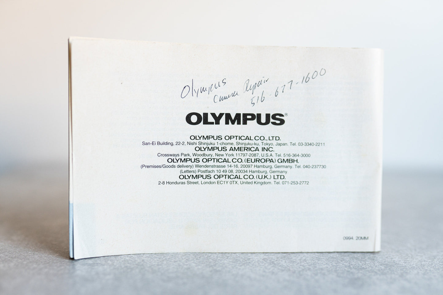 Olympus Super Zoom 3500 Instructions Manual