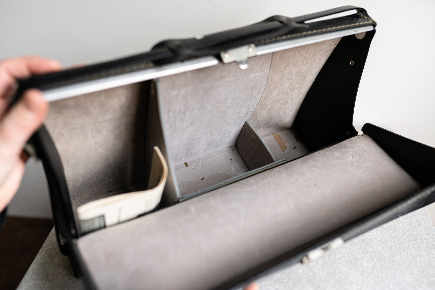 Retro Black Polaroid Camera Case w/ Strap