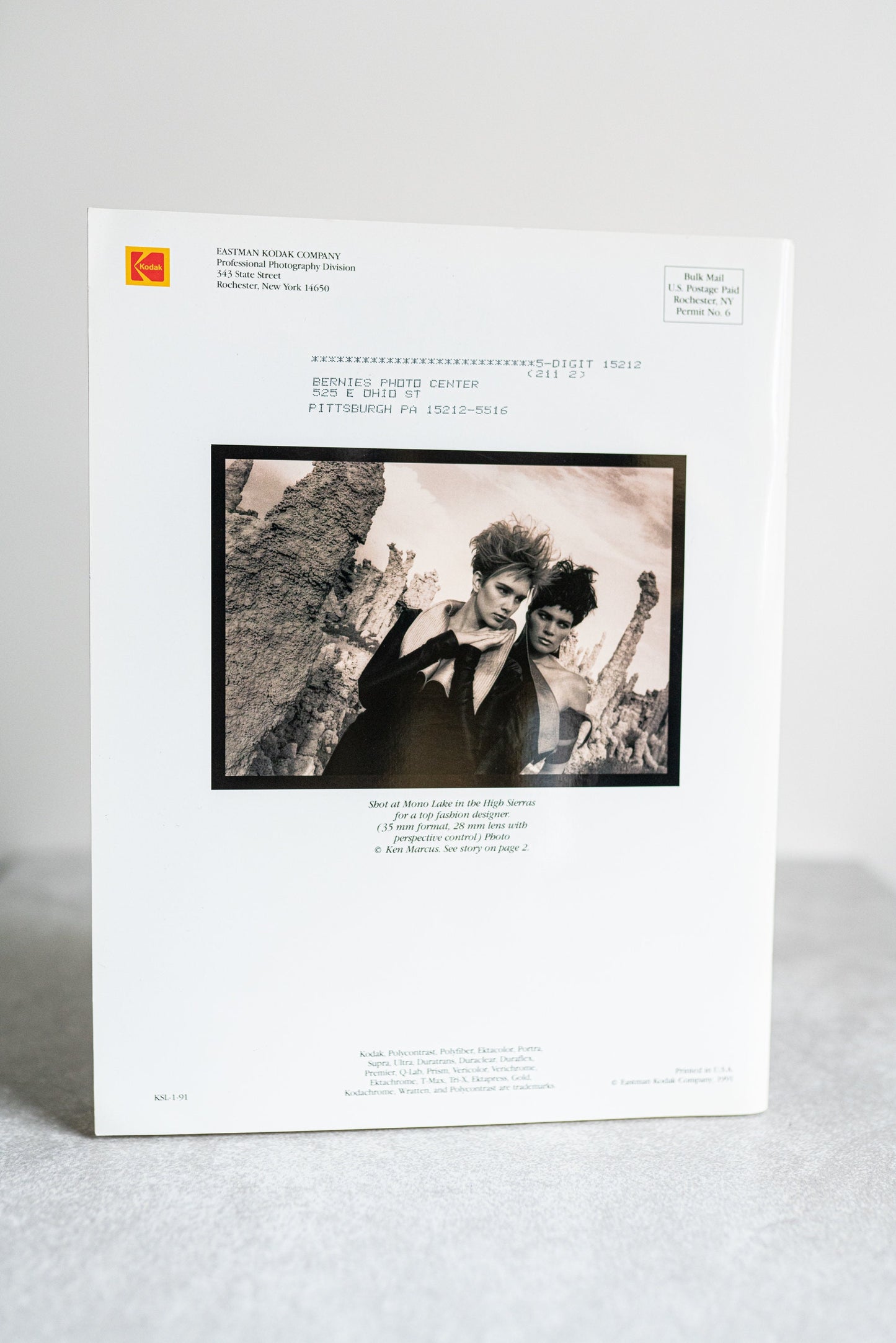 Studio Light Magazine, 1991, Eastman Kodak for Professional Photographers