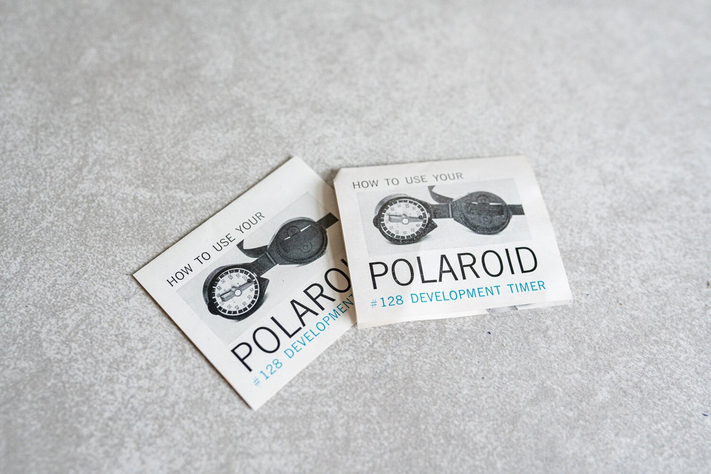 Polaroid Development Timer Empty Boxes - Set of 2 - For Model 128