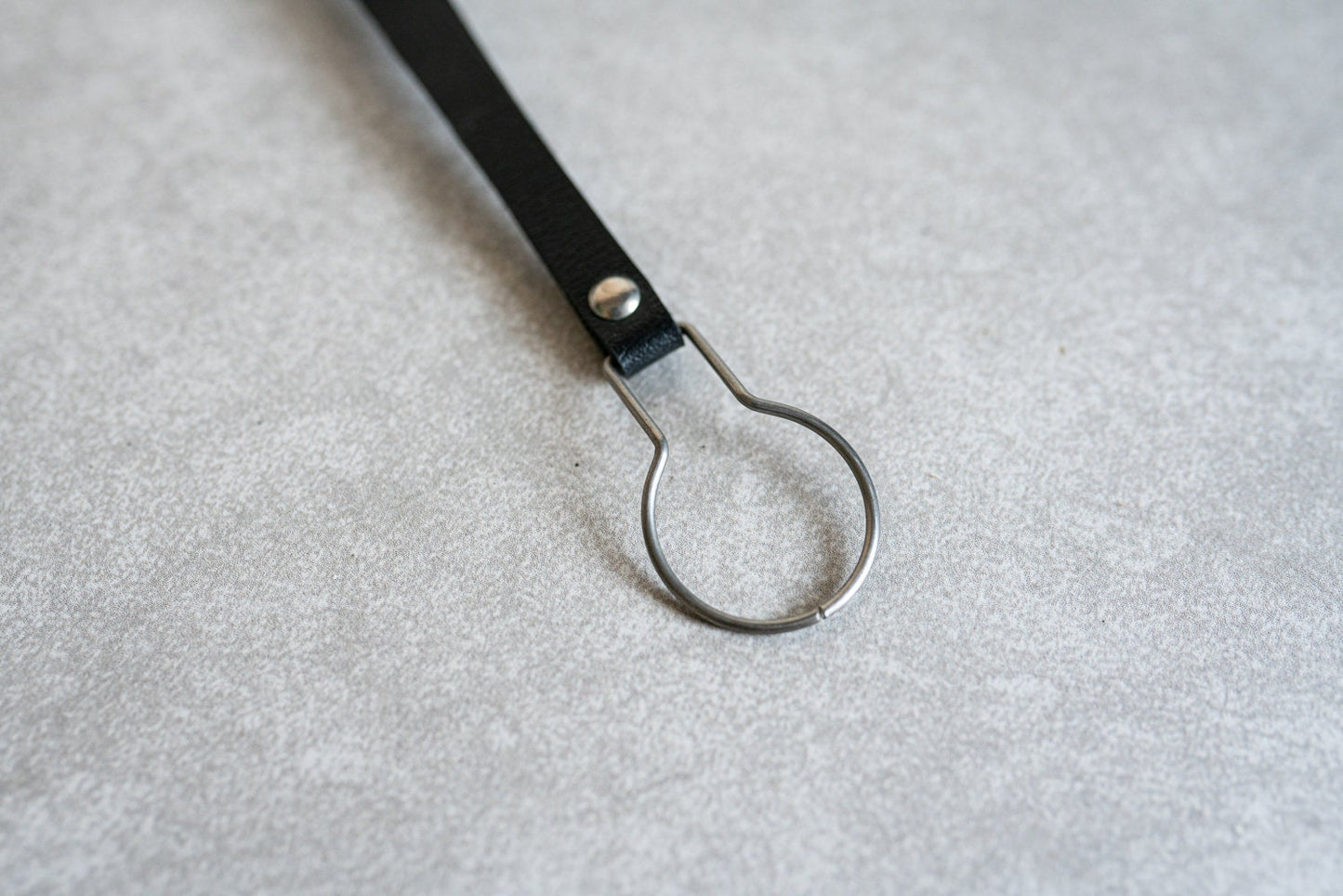 Vintage Black Vinyl Camera Wrist Strap - Circa 1960s