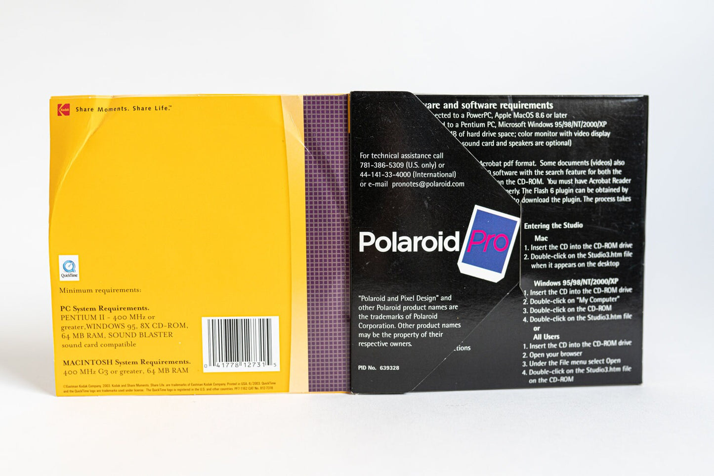 Kodak and Polaroid Photography Guide CDs - Set of 2
