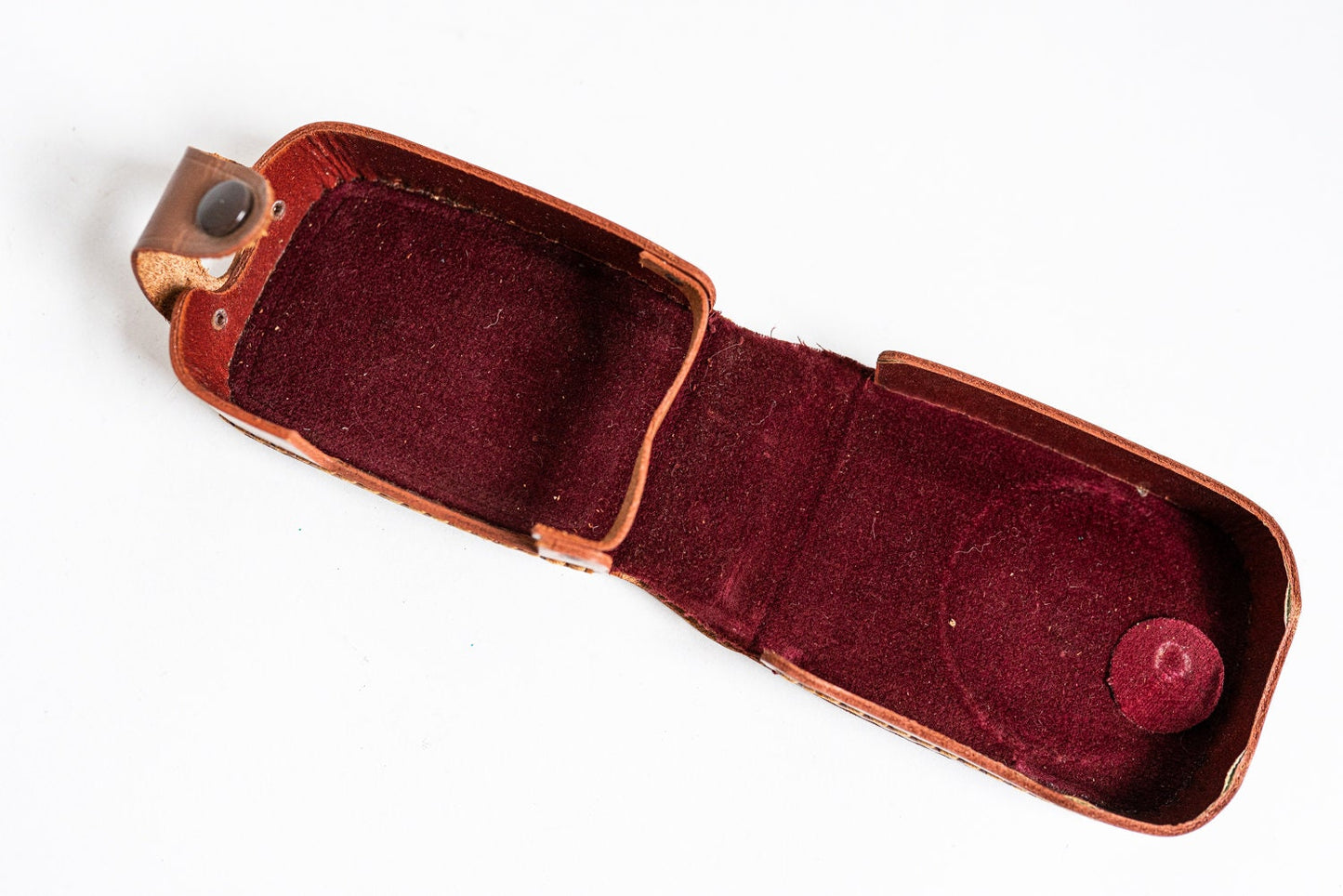 Vintage Brown Gossen Lunasix Light Meter Case