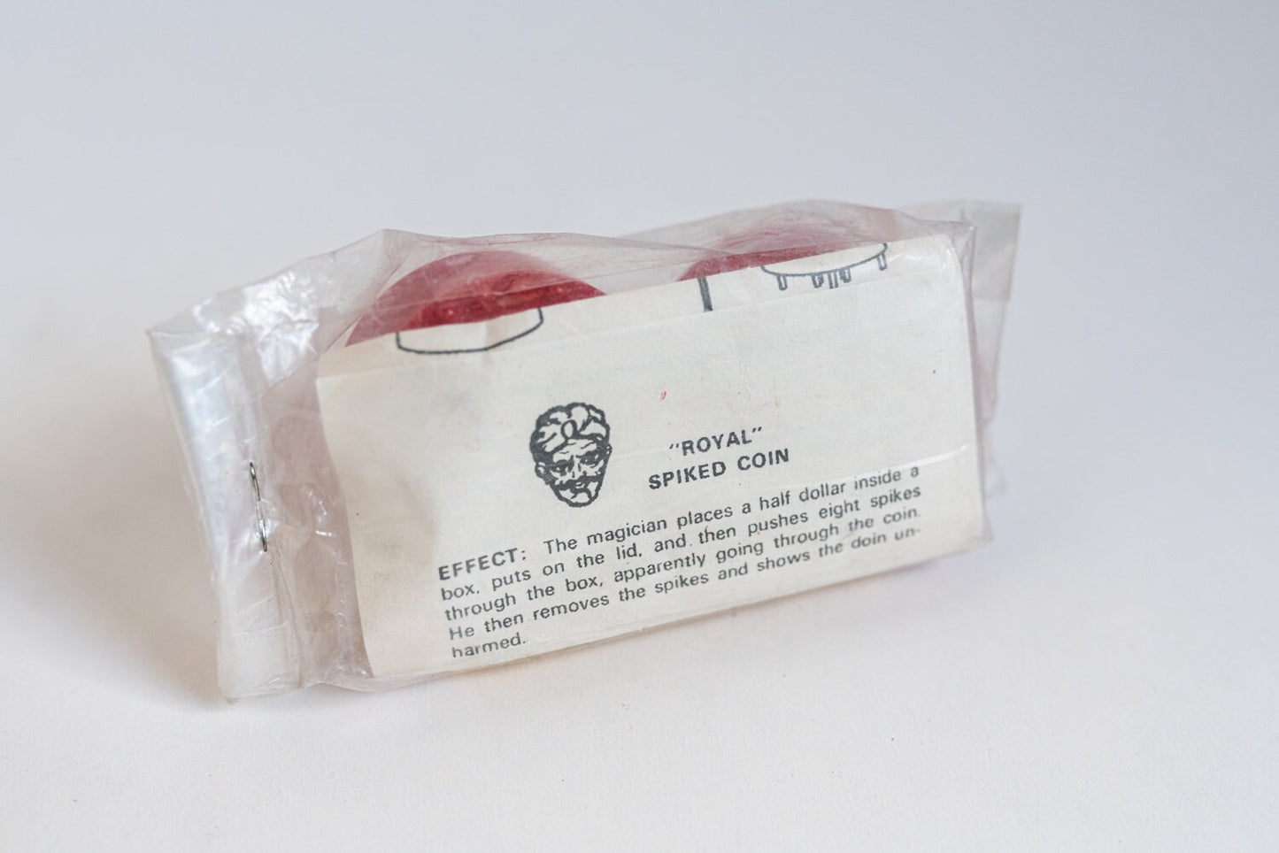 Spiked Coin Magic Trick by Royal Magic - New Old Stock