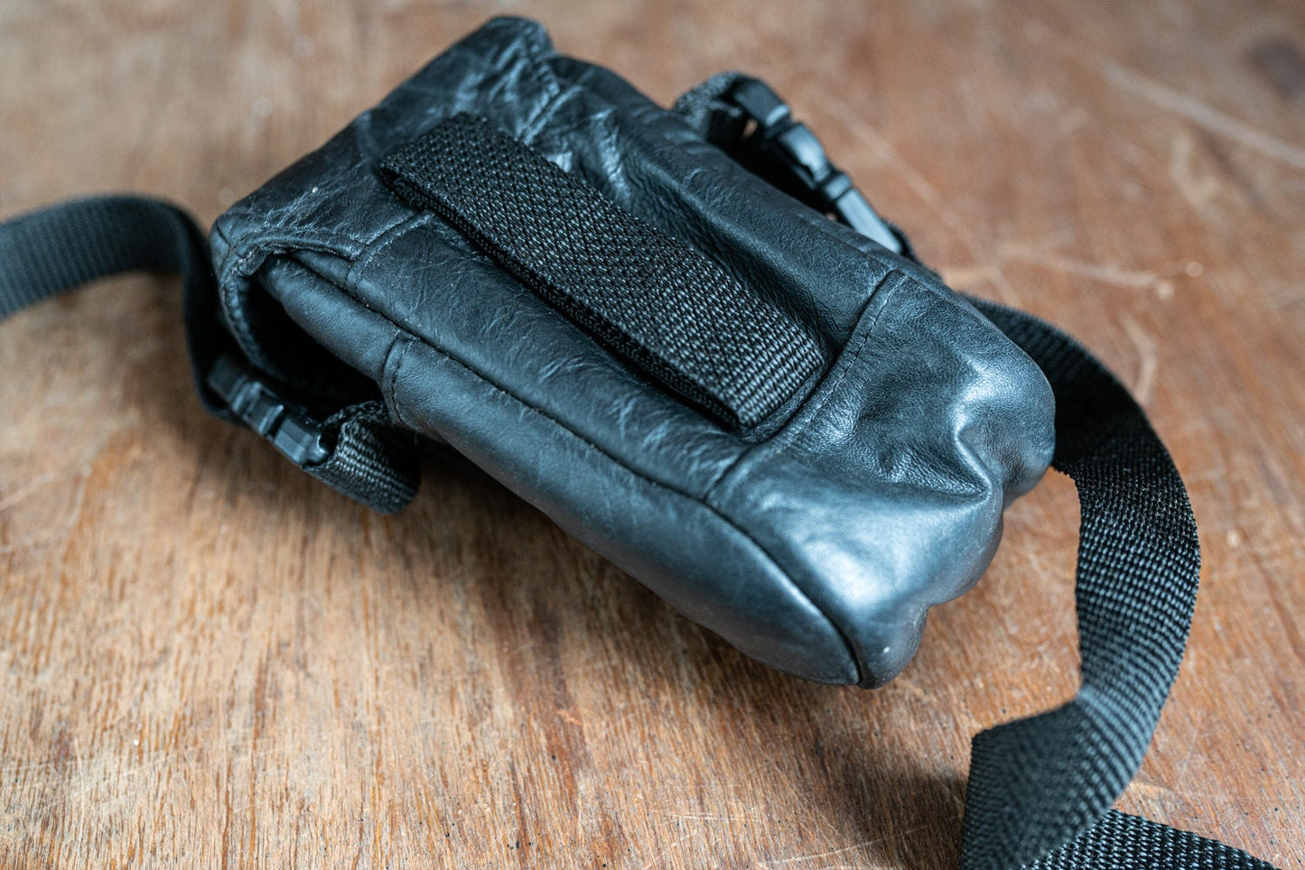 Vintage Black Camera Case w/ Strap - Circa 1960s