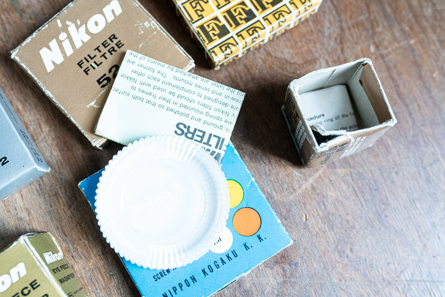 Vintage Empty Nikon Boxes - Smaller Accessory Boxes *Empty*